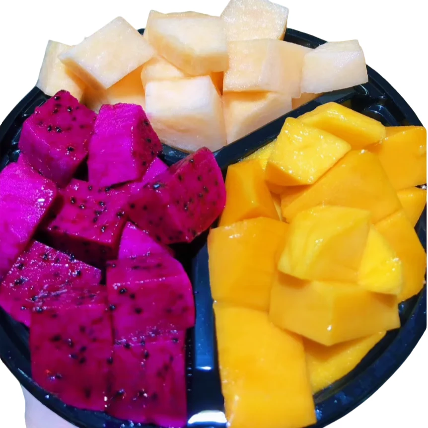 【三拼】芒果+哈密瓜+红心火龙果过节350克