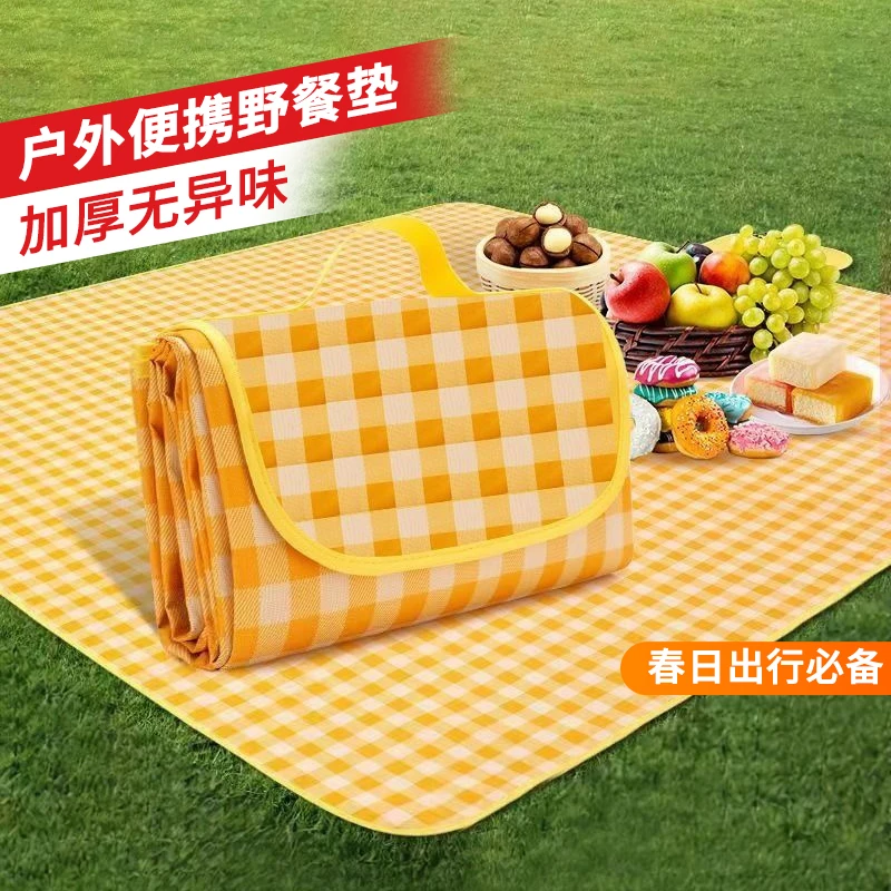 【新疆包邮】野餐垫春游防潮垫野餐户外防水野炊郊游加厚野餐垫ins