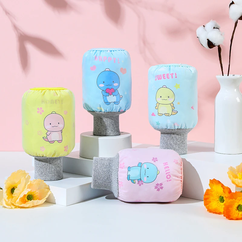 秋冬宝宝袖套婴幼儿0-3岁男童短款防水防脏可爱卡通女孩套袖手袖