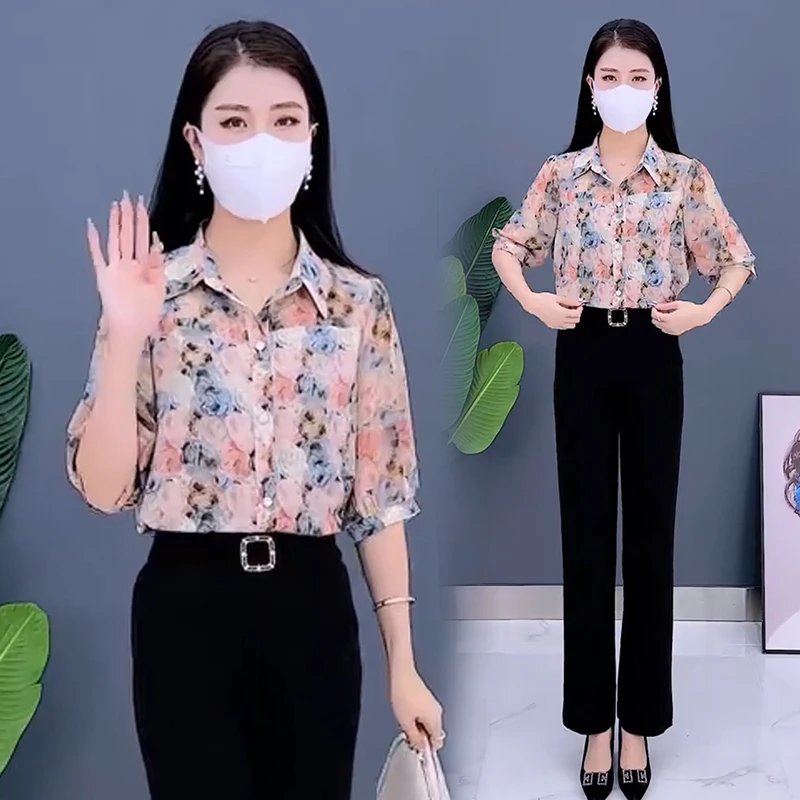 女装衬衫2025新款时尚夏装漂亮小衫洋气质减龄今年流行时髦上衣潮