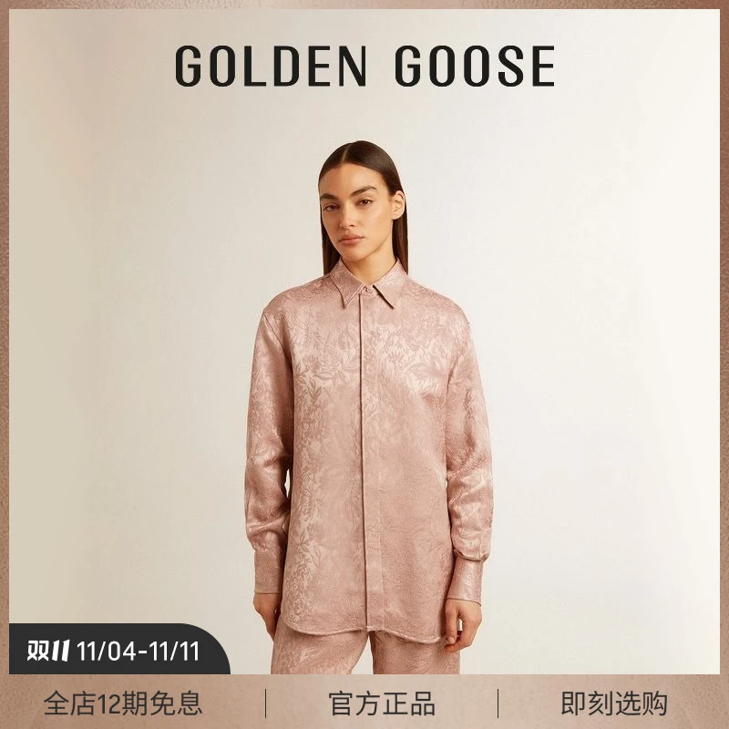 Golden Goose Journey茹伊印花长袖衬衫外套女24新款