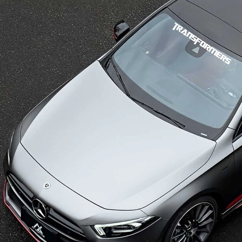变形金刚汽车人霸天虎前后挡风玻璃英文雕刻汽车装饰车贴易移除