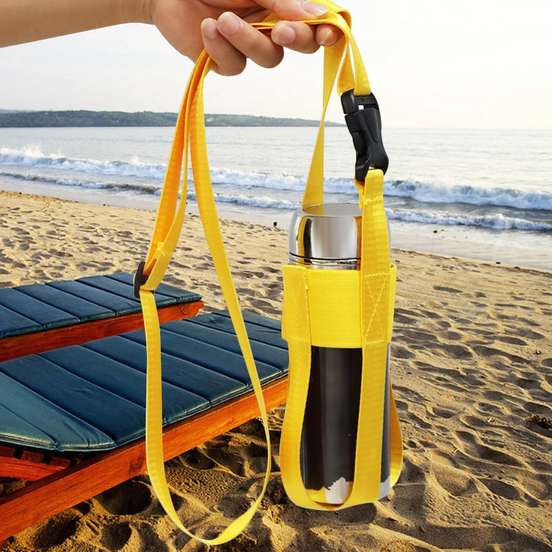 可调节便捷斜挎水壶袋旅行登山便捷水杯斜挎包单肩水杯收纳袋现货