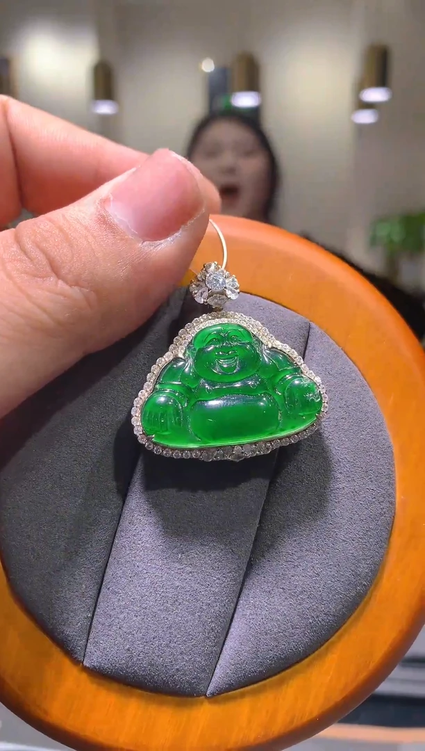 【闪购商品】翡翠颈饰银S925镶嵌37