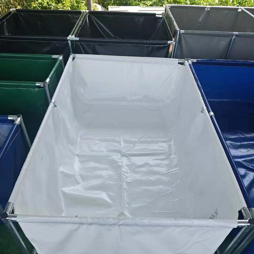 【直播链接】帆布鱼池定制专属耐磨抗寒防水耐晒刀刮布养殖鱼池