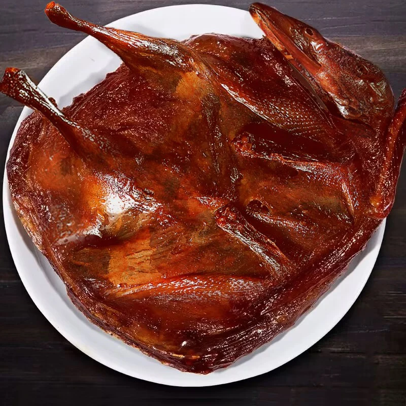 硬核阿甘湖南手撕酱板鸭308克香辣熟食小零食锁鲜包装