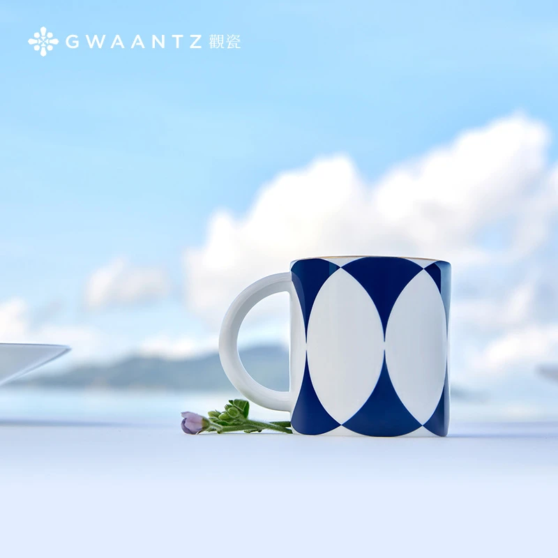 【观瓷艺述】蓝调时光续集马克杯水杯咖啡杯创意简约个性情侣礼物