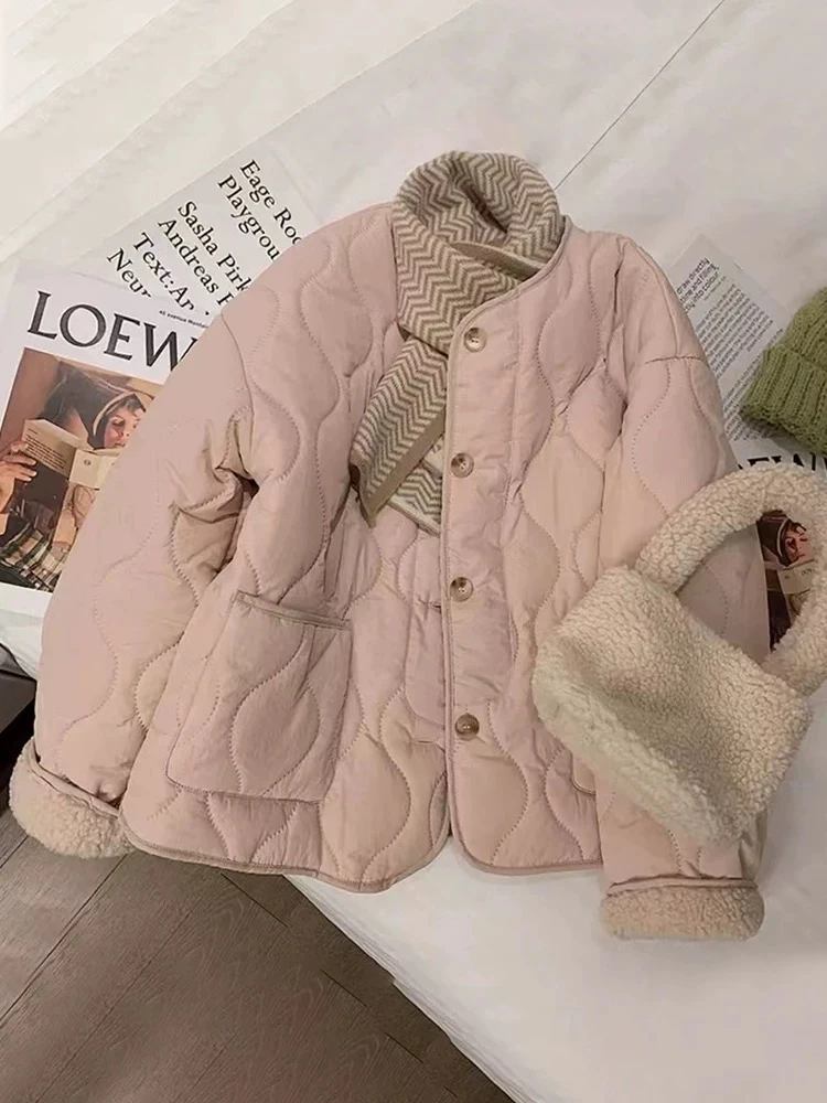 8262韩版短款秋冬季女短款潮棉衣#3