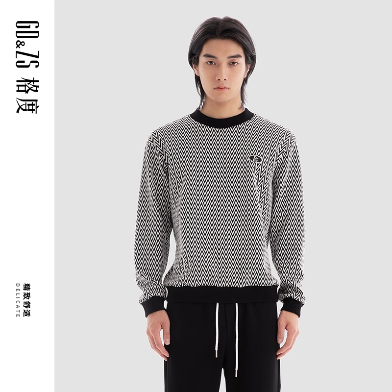 GDZS格度佐致品牌男装-春秋新款时尚个性混色长袖卫衣OCBRC1303