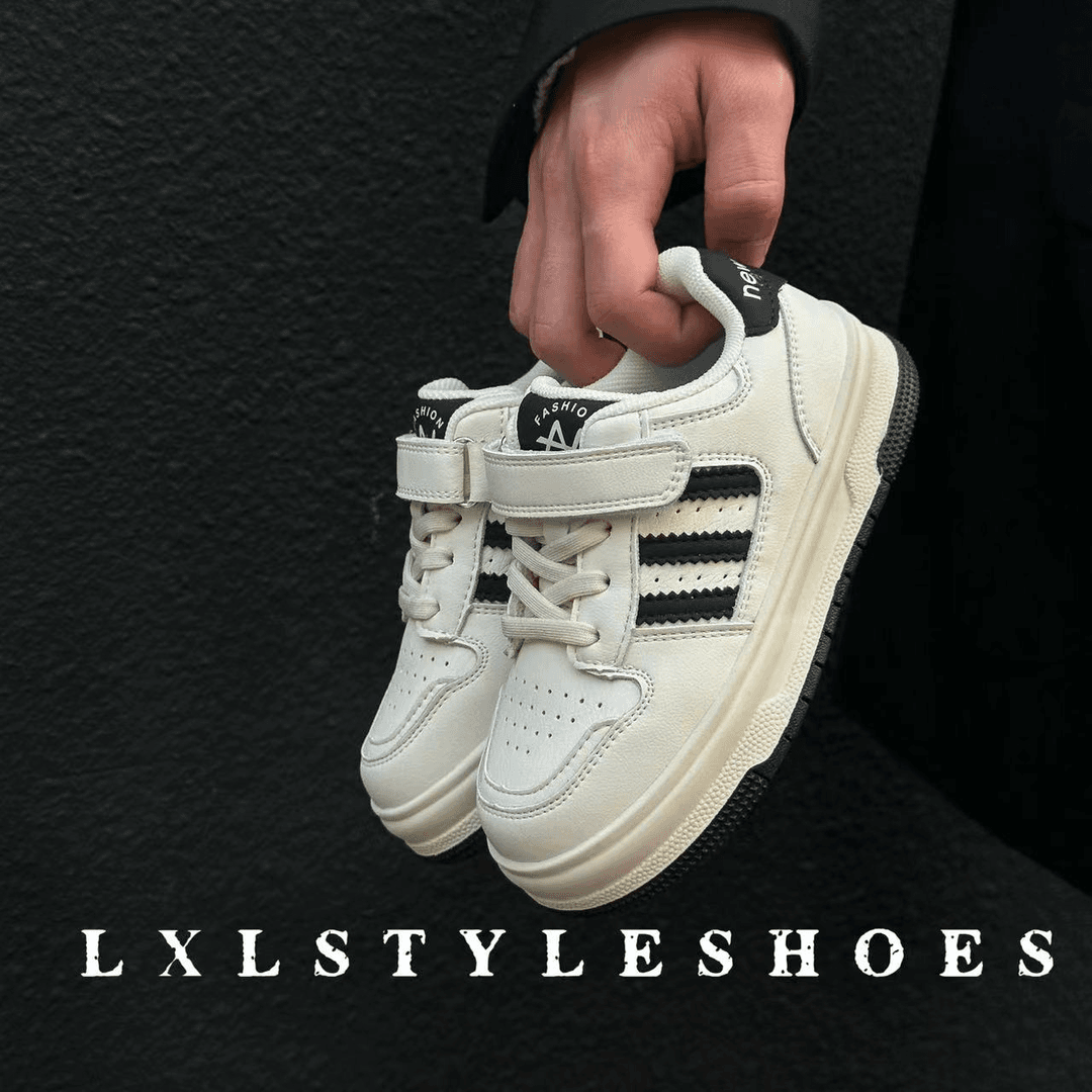 【LXL】儿童板鞋时尚百搭潮流厚底韩版低帮男童女童小白鞋21-83131