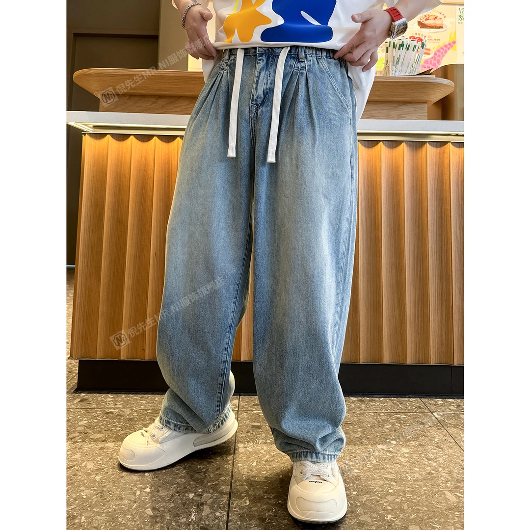 MR.NI/倪先生【随手穿搭】秋季强推力荐舒适垂坠感丝滑直筒香蕉长裤