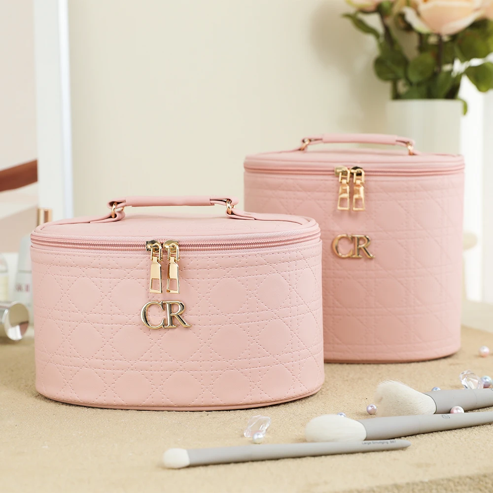 2024新款化妆包定型化妆品收纳包多功能简约便携立体化妆箱高颜值