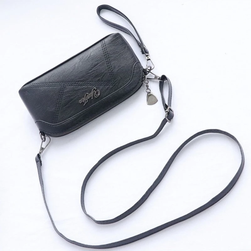 百搭手机包女新款手拎小包包软皮单肩斜跨包贝壳女士中年妈妈女包