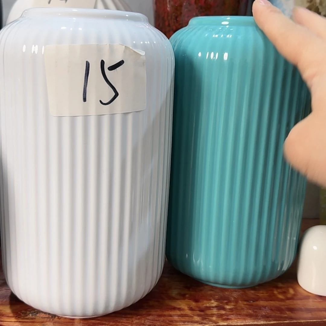 【闪购商品】陶瓷瓶灯笼白➕蓝