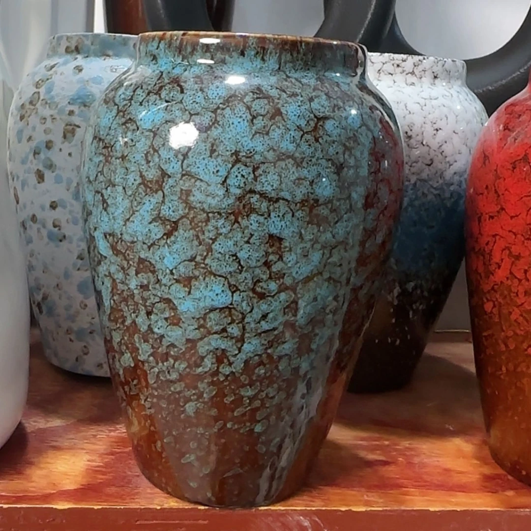【闪购商品】陶瓷瓶复古蓝小