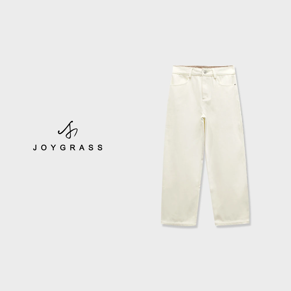JOYGRASS(乔伊)女士冬季款加绒牛仔裤K-03287