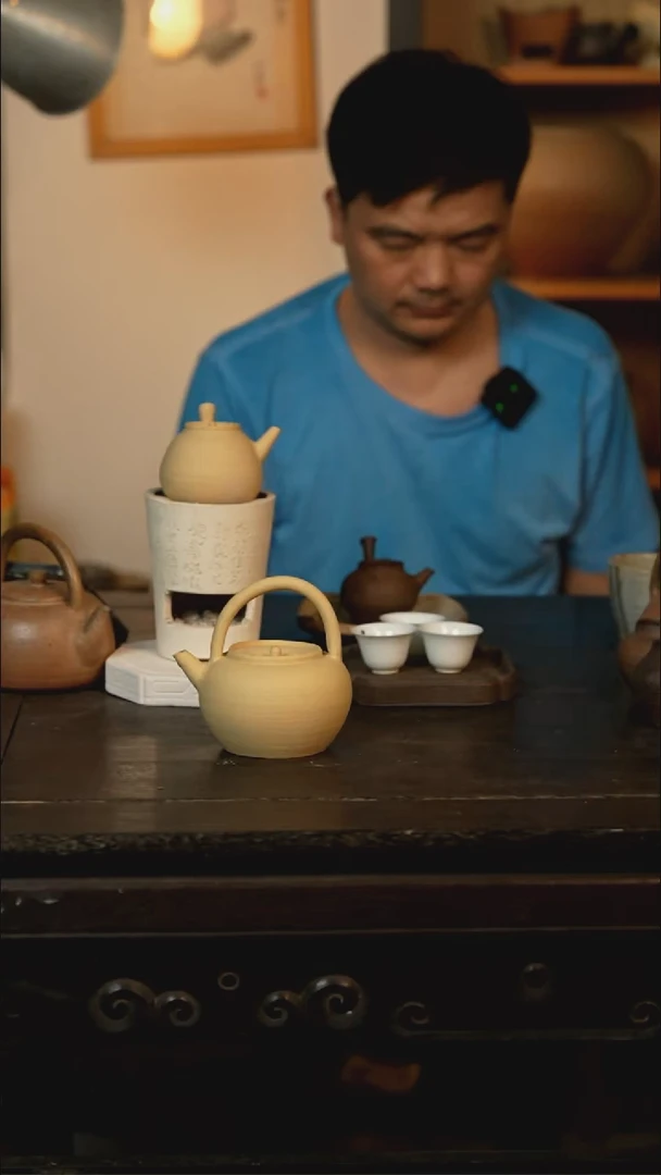 【闪购商品】白泥（提梁素面）约400cc