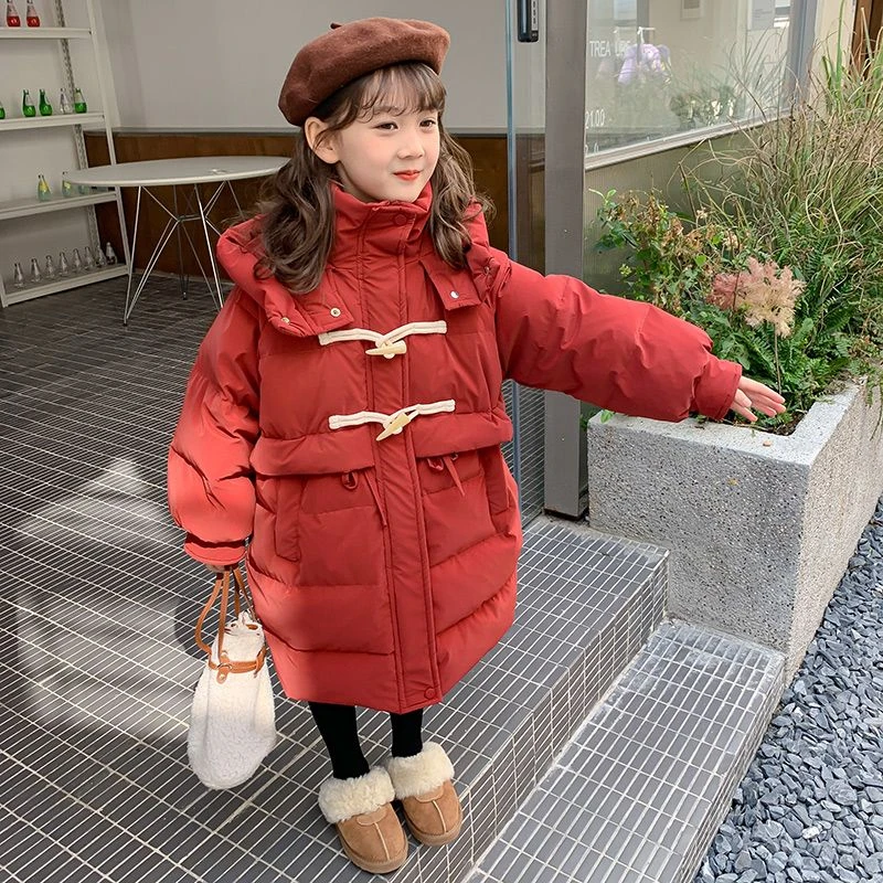 时尚女童棉服冬装2023新款洋气小女孩中大童棉袄外套冬季加厚棉衣