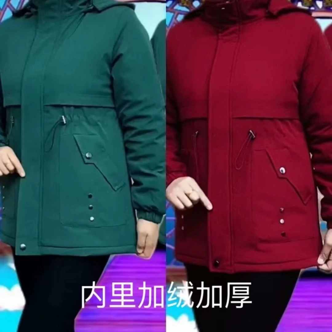 冬季新款加绒棉袄