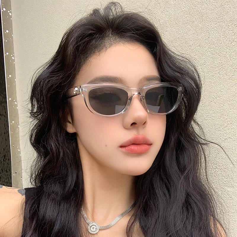 复古欧美墨镜女2023新款潮小脸小框高级感ins防紫外线防晒太阳镜