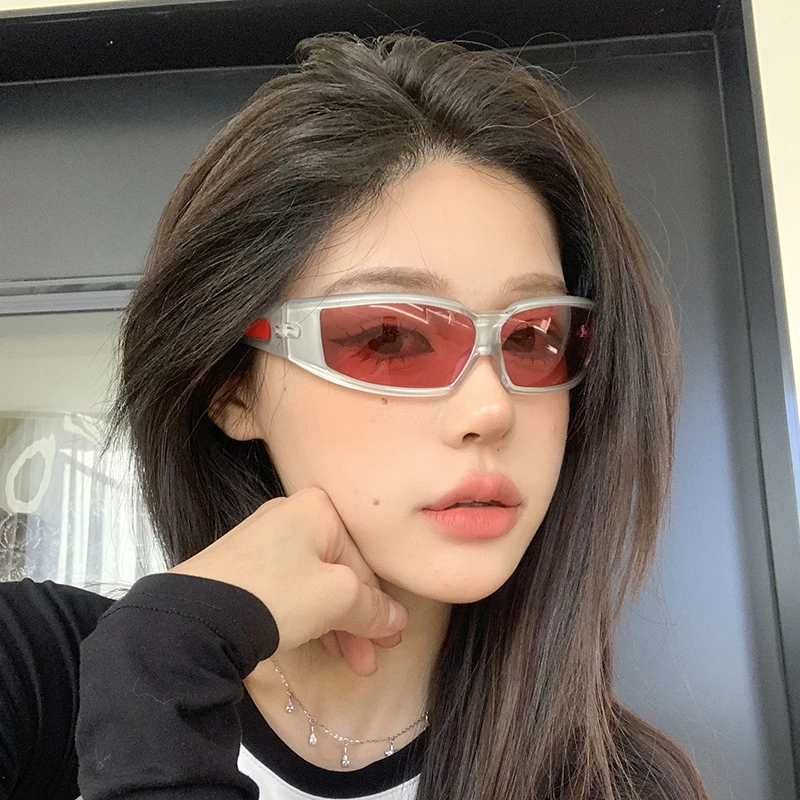 欧美新款太阳镜网红Y2K辣妹千禧风墨镜女ins小红书同款凹造型眼镜