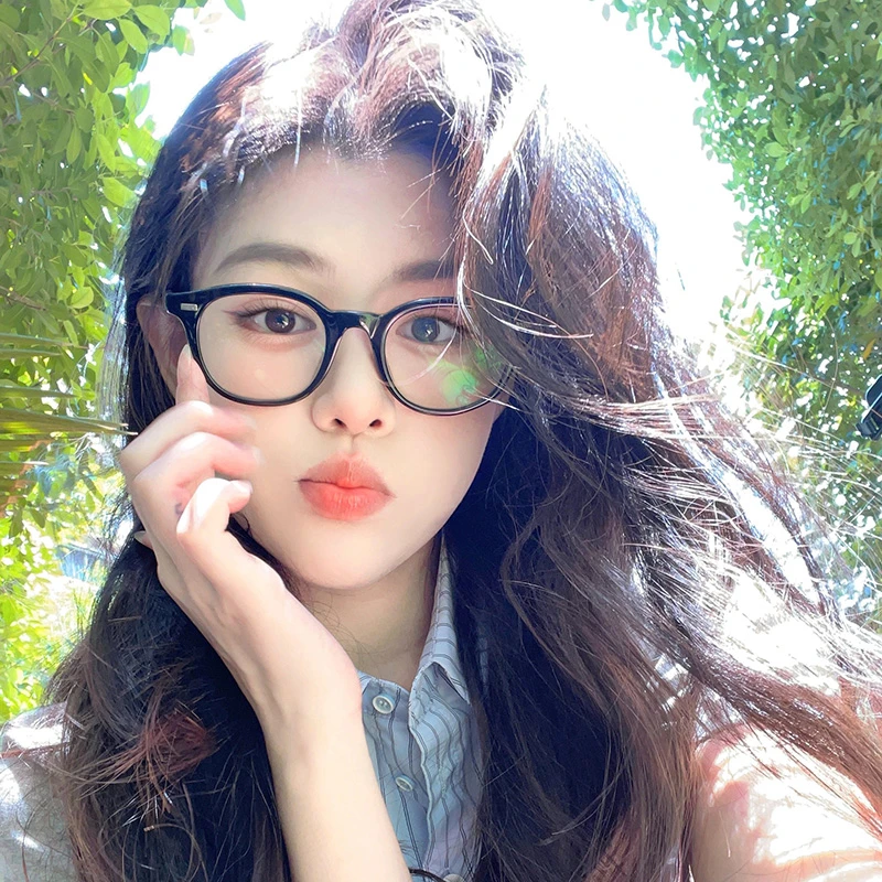 黑框眼镜女近视可配有度数男韩系显瘦大框防蓝光平光镜素颜眼镜架