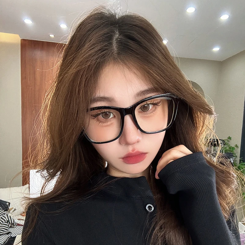 2024新款复古黑框素颜申请女显脸小文艺镜框可配度数网红款近视镜