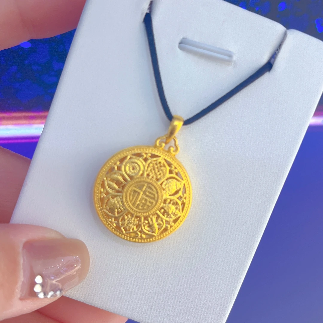 Chow Tai Seng/周大生周大生古法足金吊坠