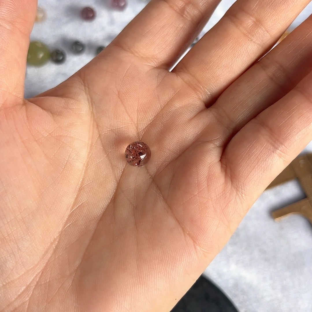 水晶耳饰未镶嵌芋****甜定制