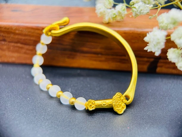 铜合金手镯 精致国潮经典潮流国风饰品手工气质轻奢手镯