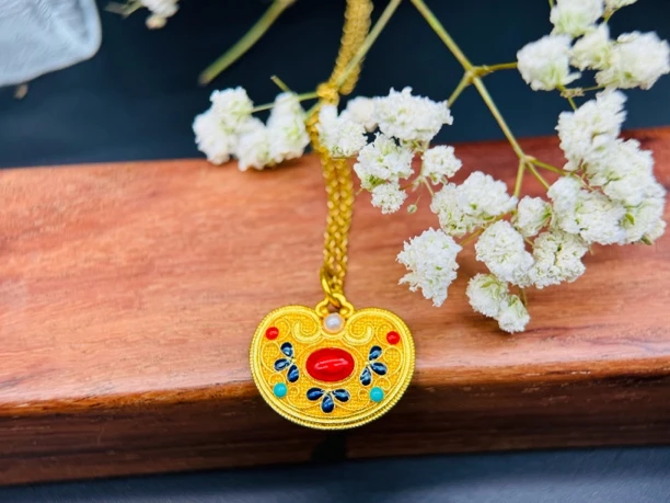 铜合金吊坠 国风复古国潮时尚珠宝手工吊坠