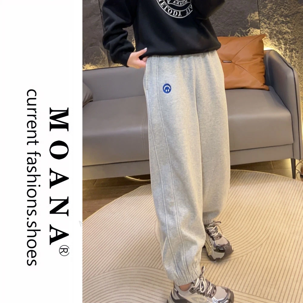2025年秋冬款新款韩版宽松百搭洋气时尚休闲韩范显瘦女长裤H9881