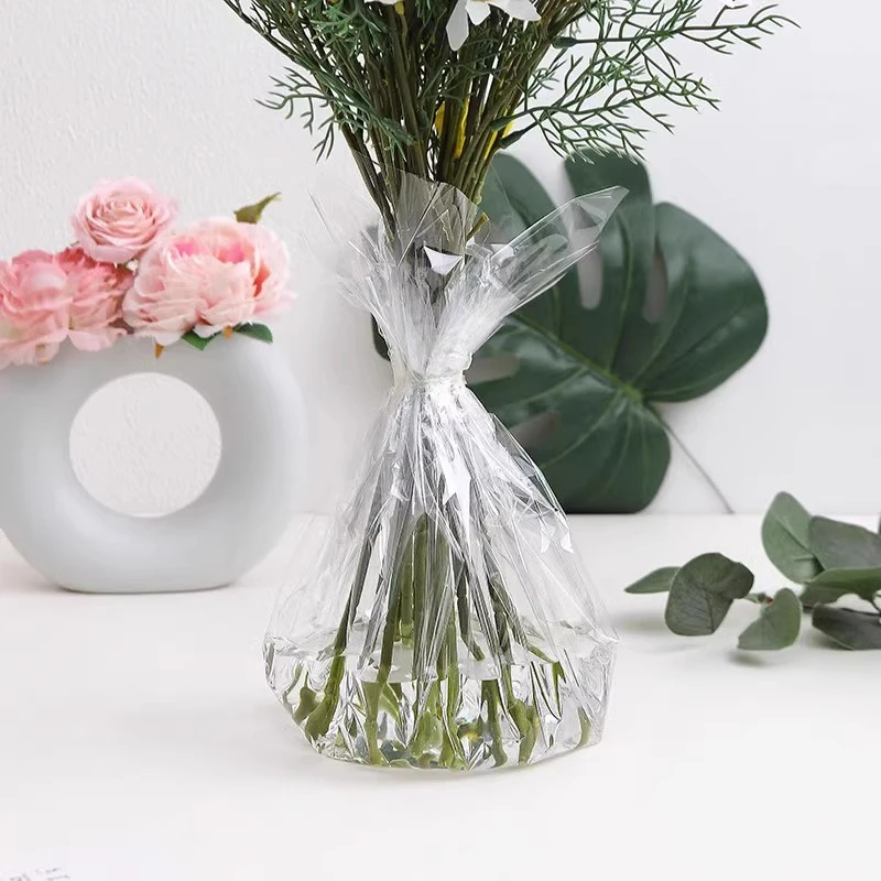 透明OPP 2.5丝平张玻璃纸 花束防水包装材料