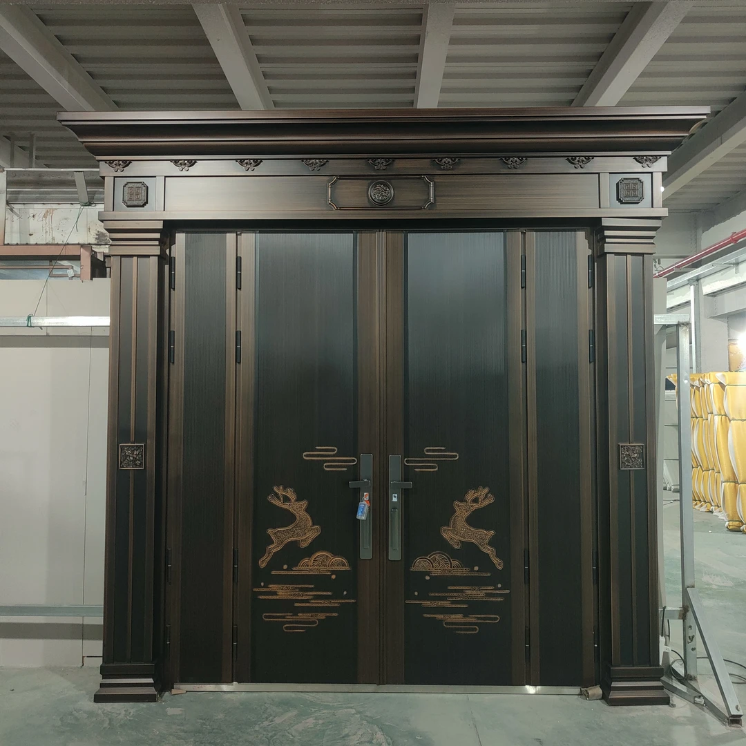 新款厂家直销锌合金别墅农村入户门防盗门2025年新款入户防盗大门