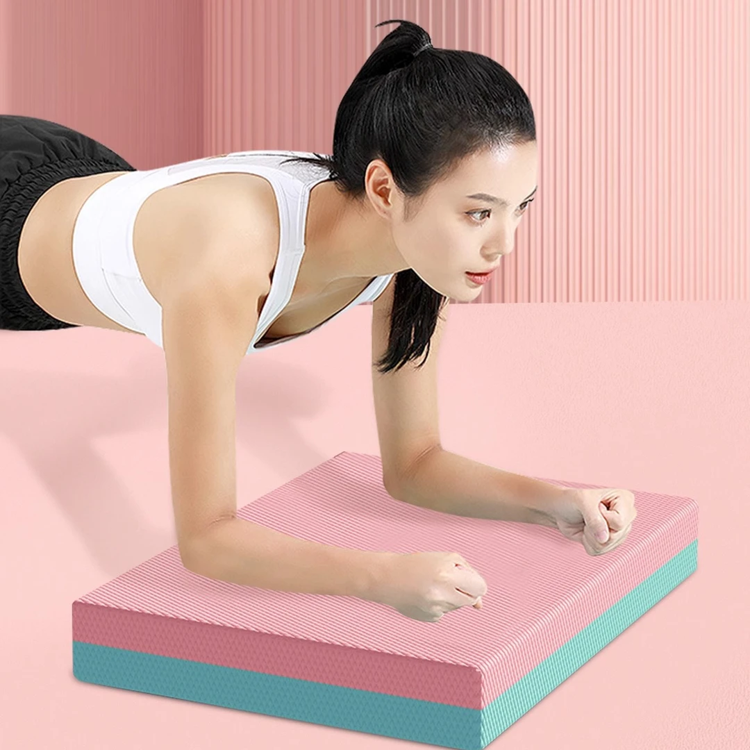 Z-TPE加厚加大平衡垫软踏健身健腹轮专用跪垫平板支撑核心训练瑜