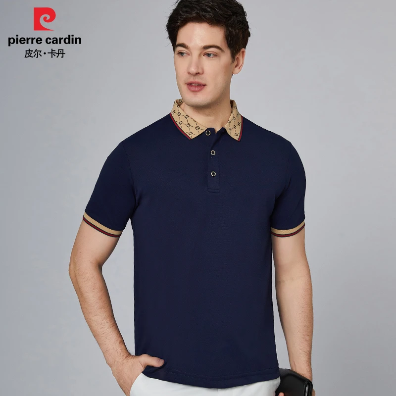 新款夏季男士简约商务休闲高档珠地网眼透气翻领短袖Polo衫男2831