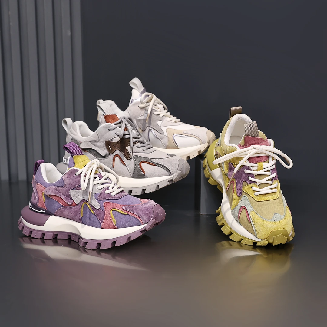 千之恋断码现货增高5CM2025网红百搭厚底休闲鞋女鞋9613