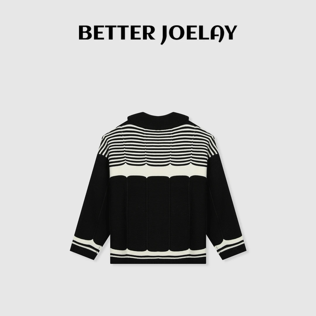 BETTER JOELAY-【失色琴弦】时尚针织开衫毛衣保暖舒适洋气LL5350