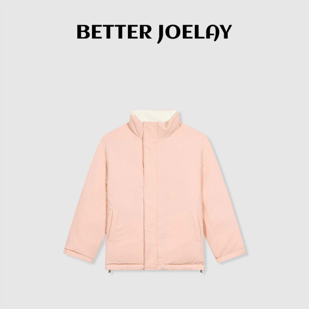 BETTER JOELAY -【浮光记】时尚潮流正反两穿棉服时尚休闲通勤Z4333