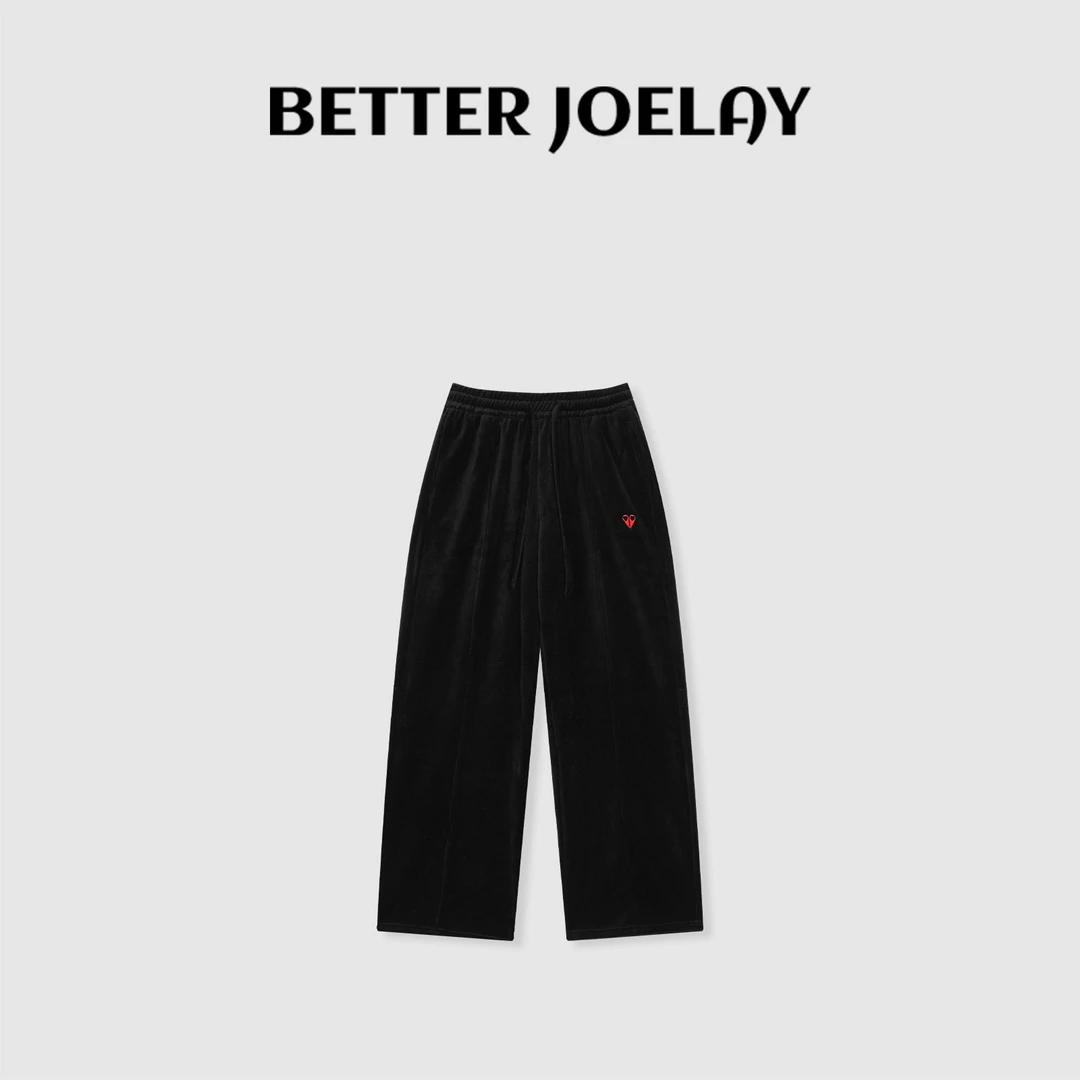 BETTER JOELAY-【心动投影】百搭宽松休闲裤经典垂感长裤通勤Z1130