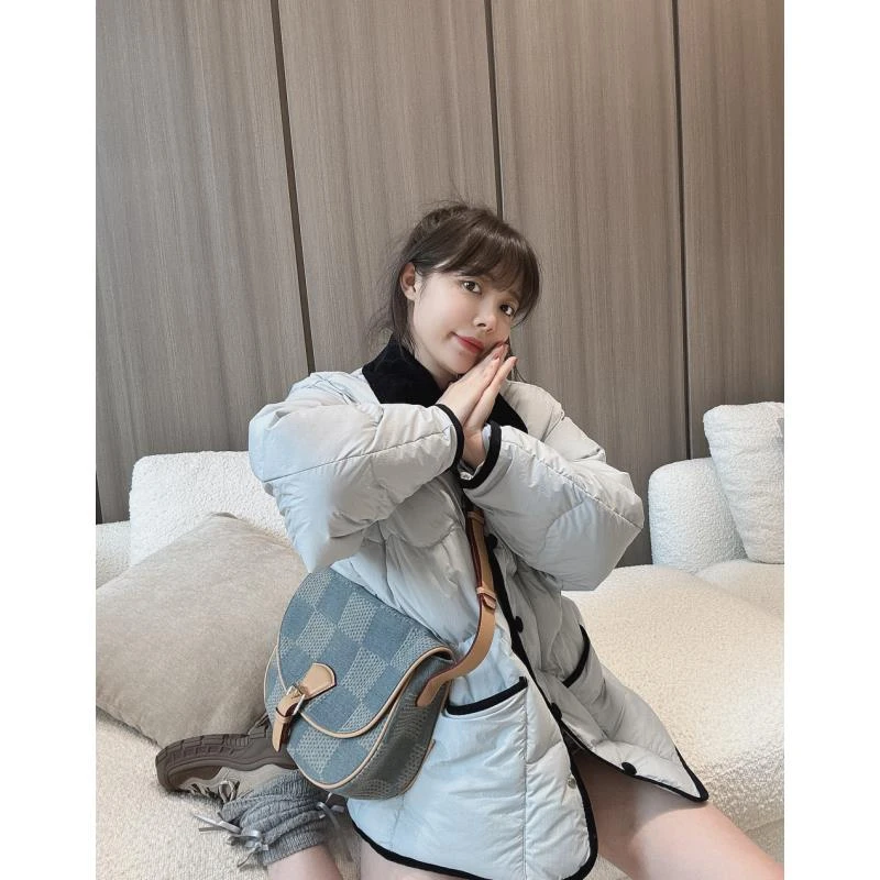 BETTER JOELAY -【冬日限定】高级拼接轻薄羽绒服保暖百搭外套Z0573