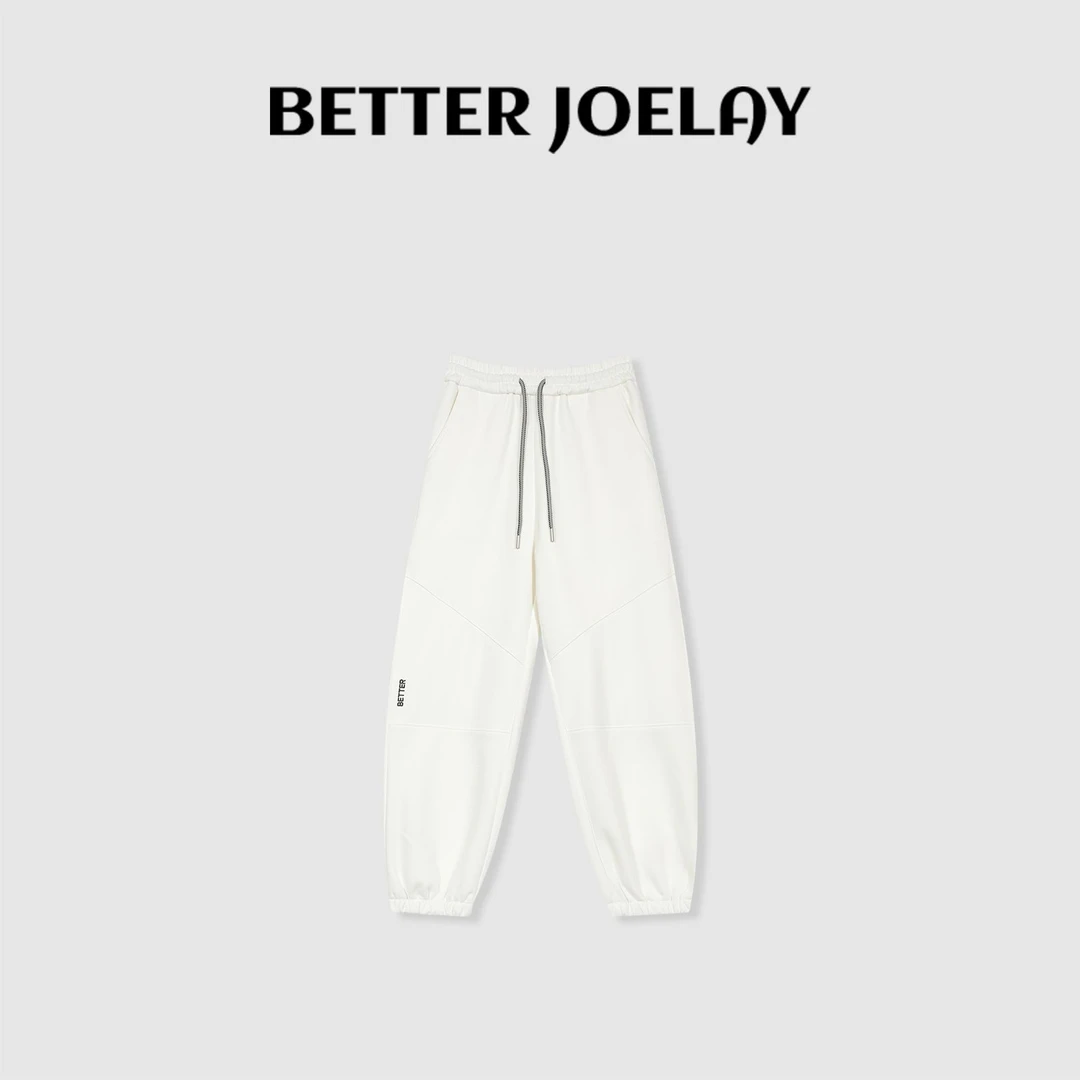 BETTER JOELAY-加绒【缺失的月亮】时尚百搭宽松舒适休闲裤KKH2086