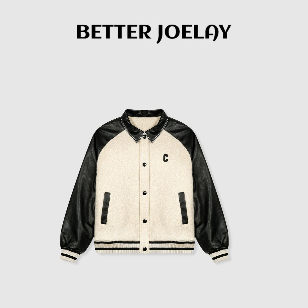 BETTER JOELY -【生命纪行】时尚拼接外套休闲运动潮流百搭Z4281
