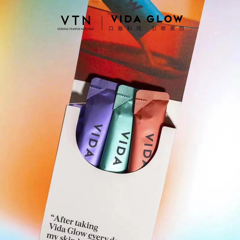 VTN | VIDAGLOW澳洲海洋胶原蛋白粉口服美容深海鱼肽粉6条便携装