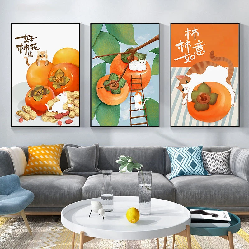 事事如意系列diy数字油画手绘填色好事连连客厅卧室书房挂画