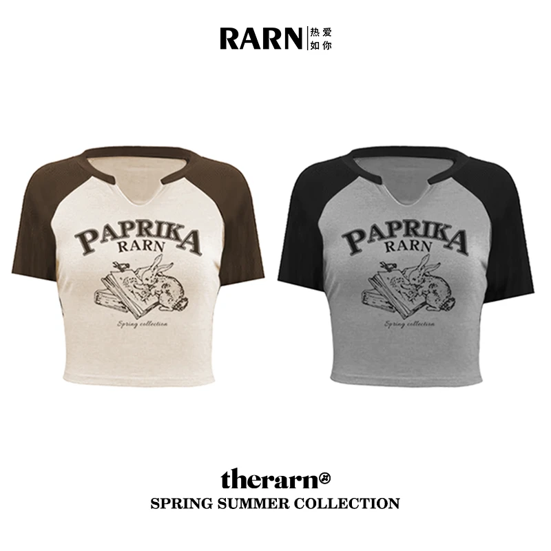 RARN/热爱如你兔子插肩短袖TY