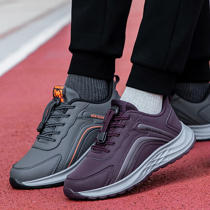 舒适鞋安全老人鞋男秋冬妈妈鞋中老年健步运动鞋棉鞋男爸爸休闲鞋