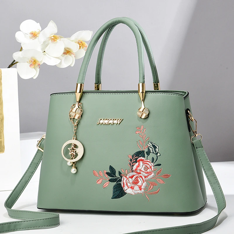 【YUKI专属】（长29宽13高21)时尚百搭质感绣花女士包潮流休闲简约