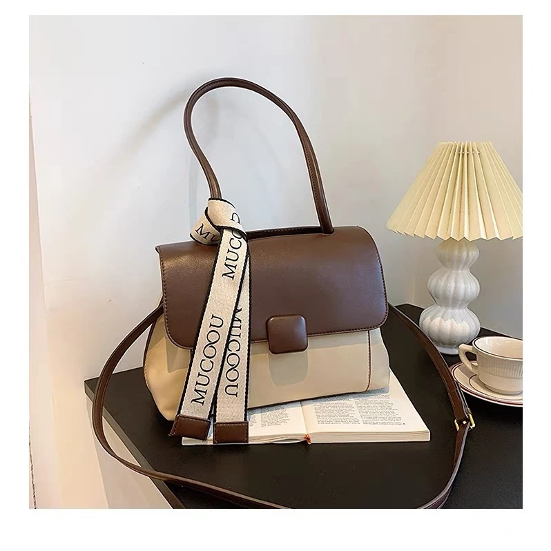 包包网红洋气时尚（无礼盒）小众小包包单肩撞色