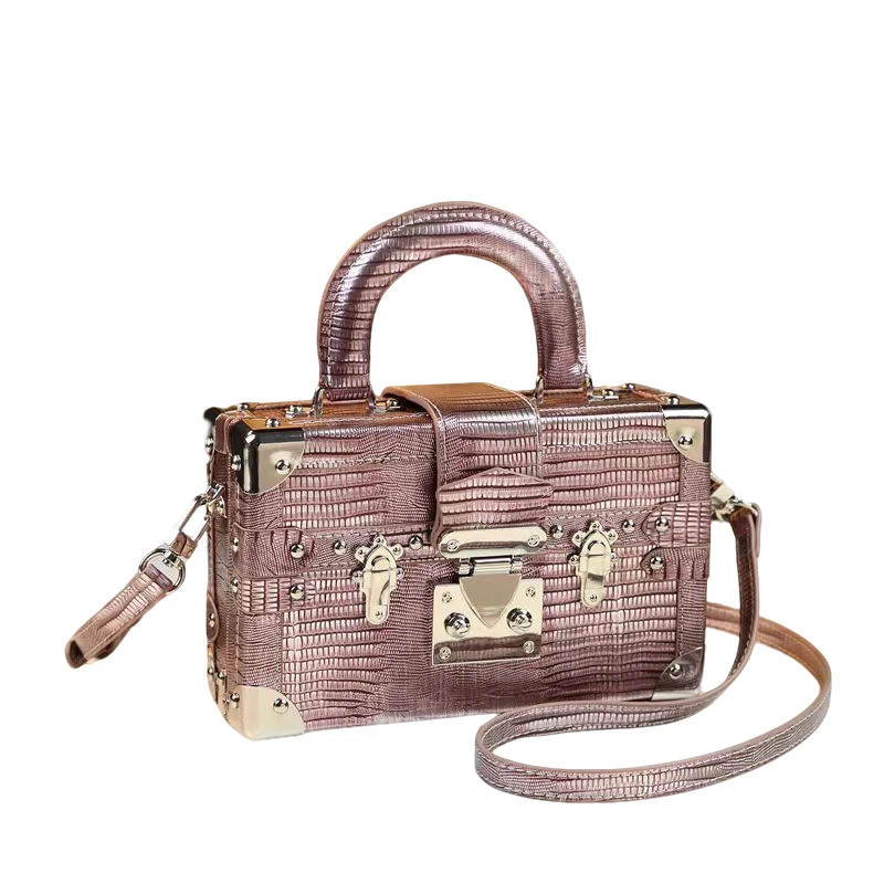 轻奢时尚百搭女士（无礼盒）潮流单肩肩包鳄鱼纹